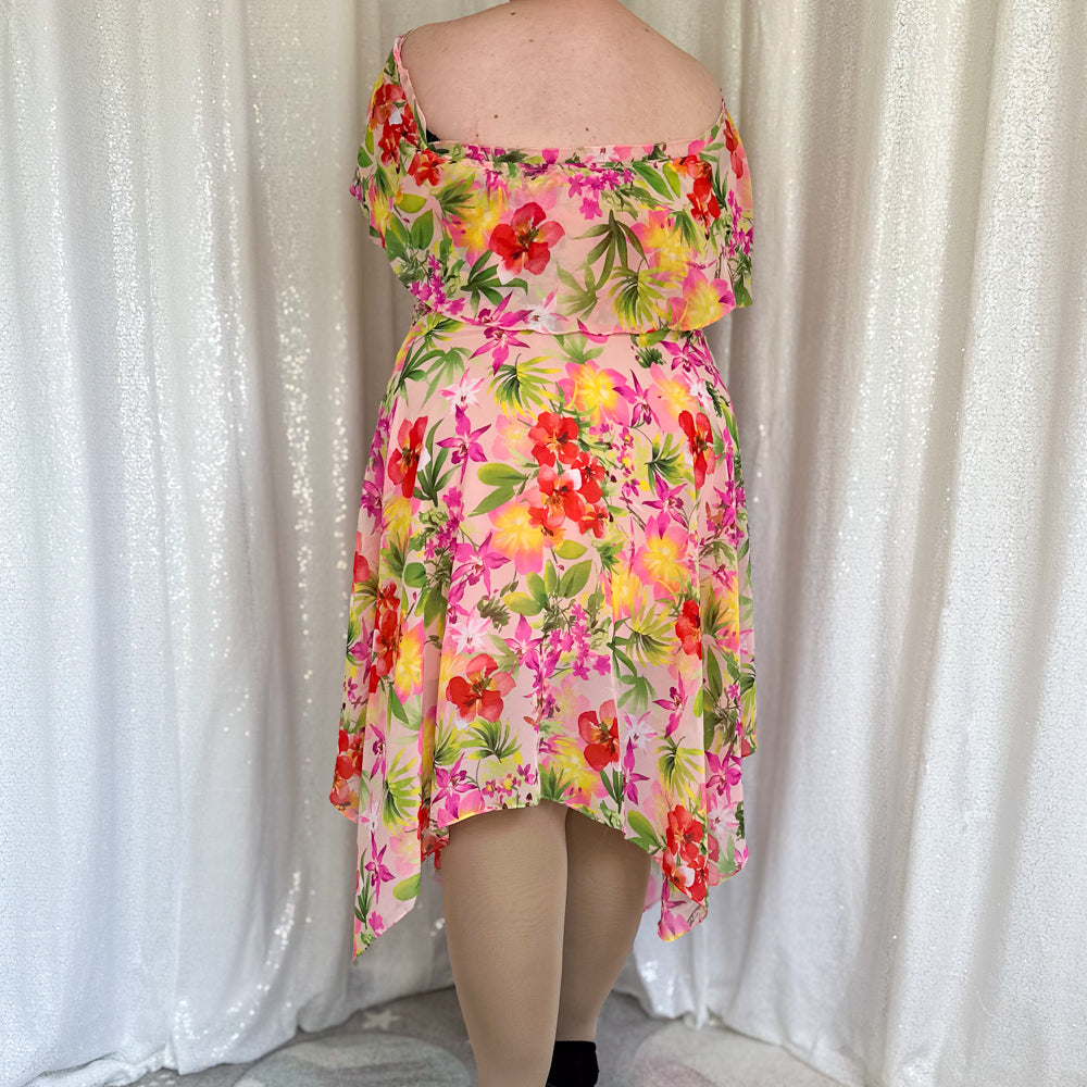 tropical bouquet dress