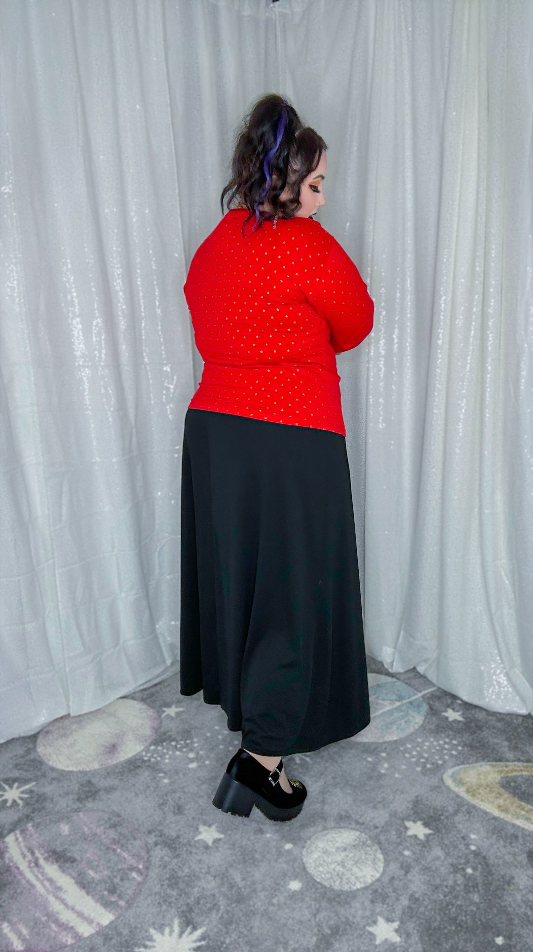 scarlet stars top
