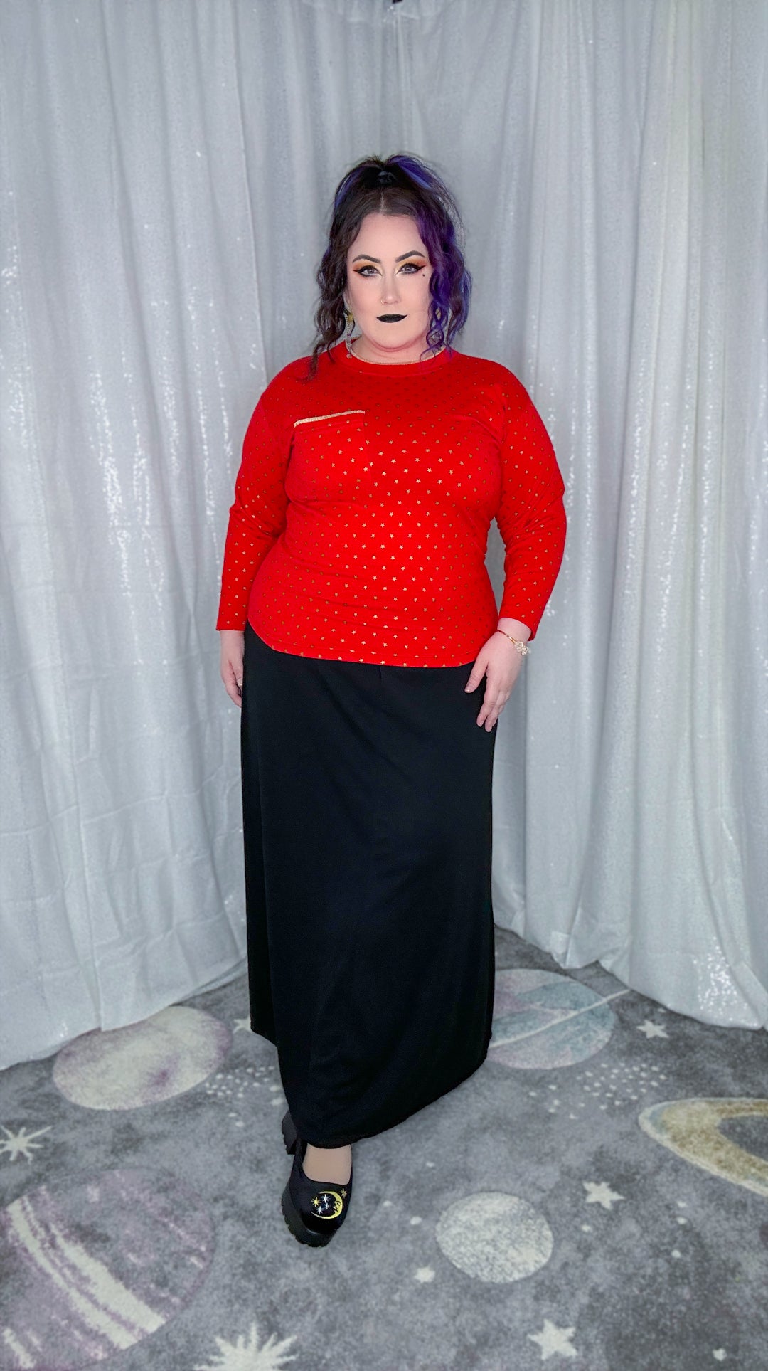 scarlet stars top