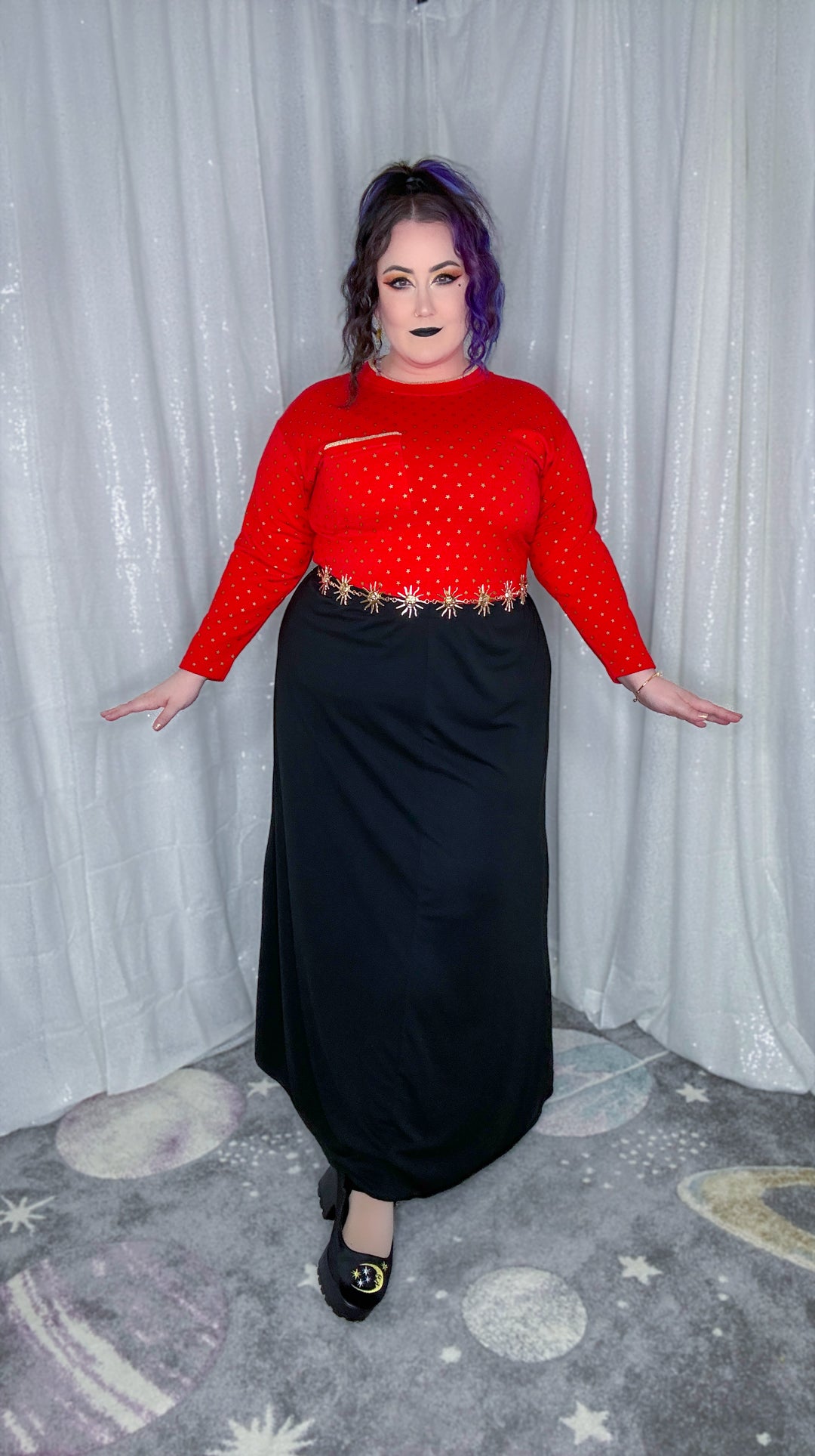 scarlet stars top