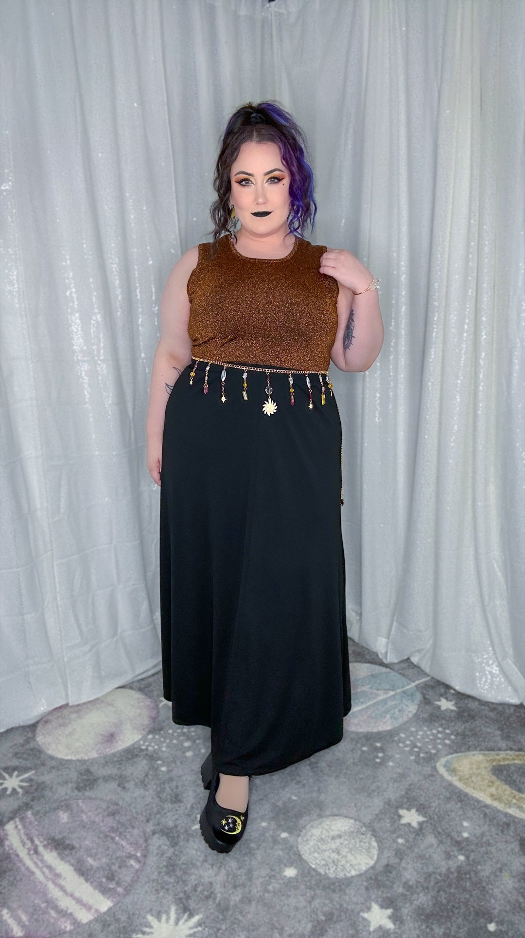 black hole sun skirt