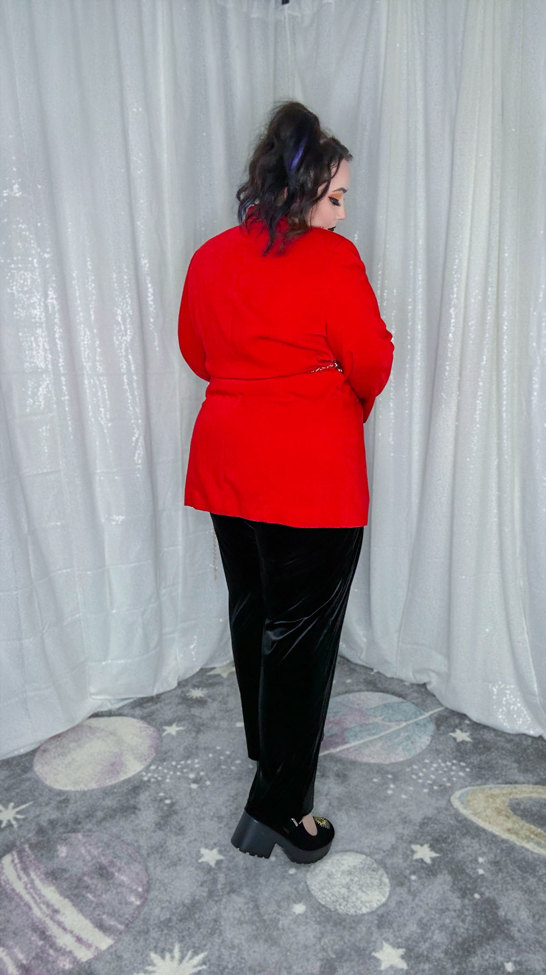 fire sign blazer jacket