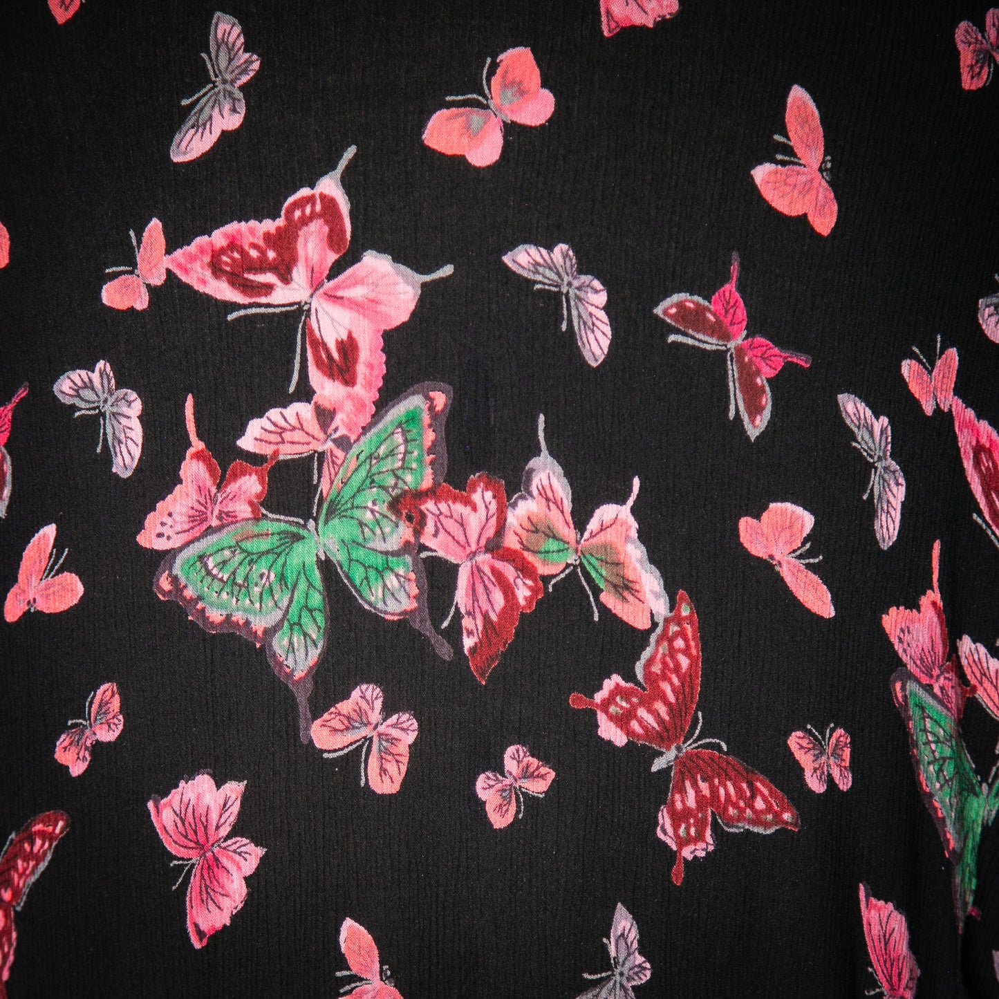 pink papillon dress