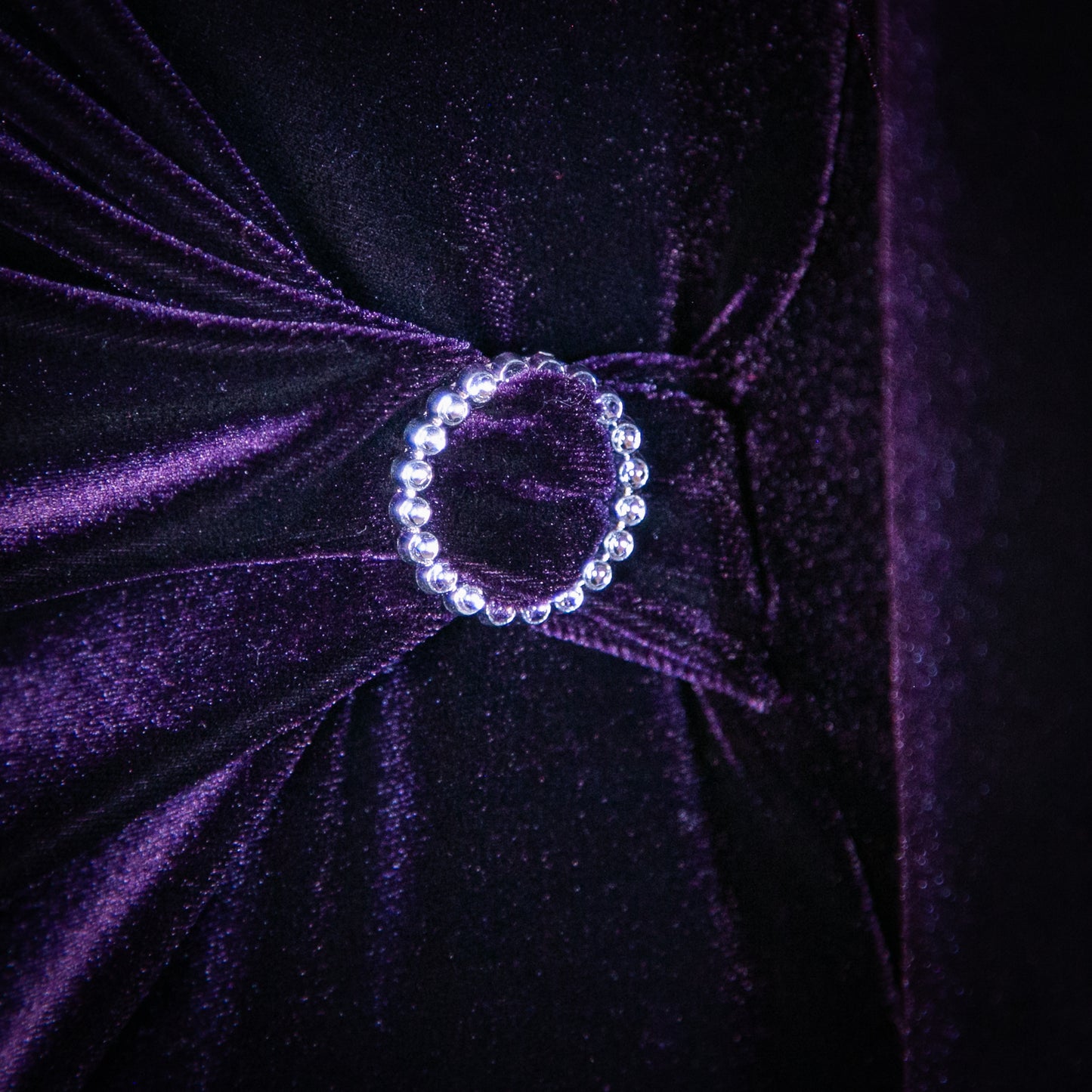 aubergine agatha dress