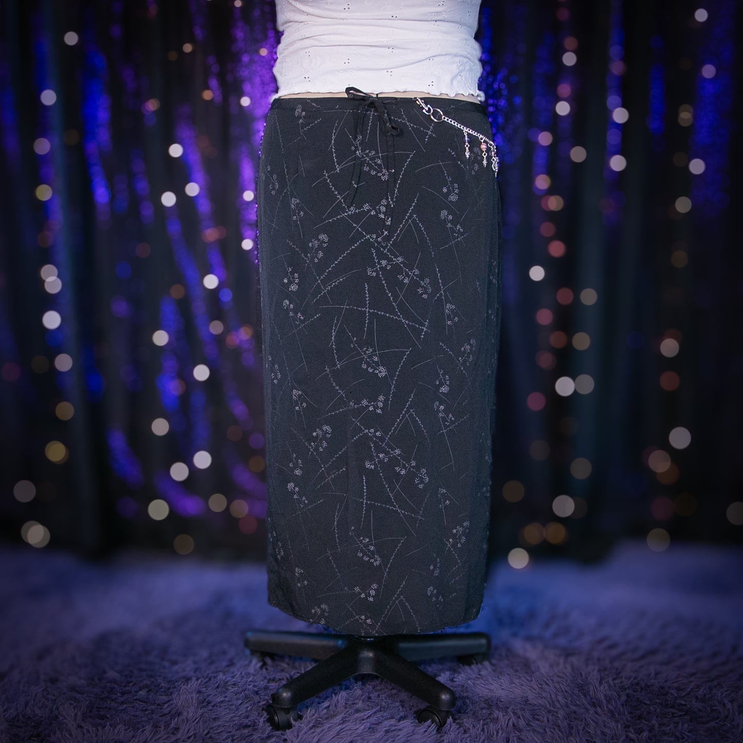 queen anne's lace skirt