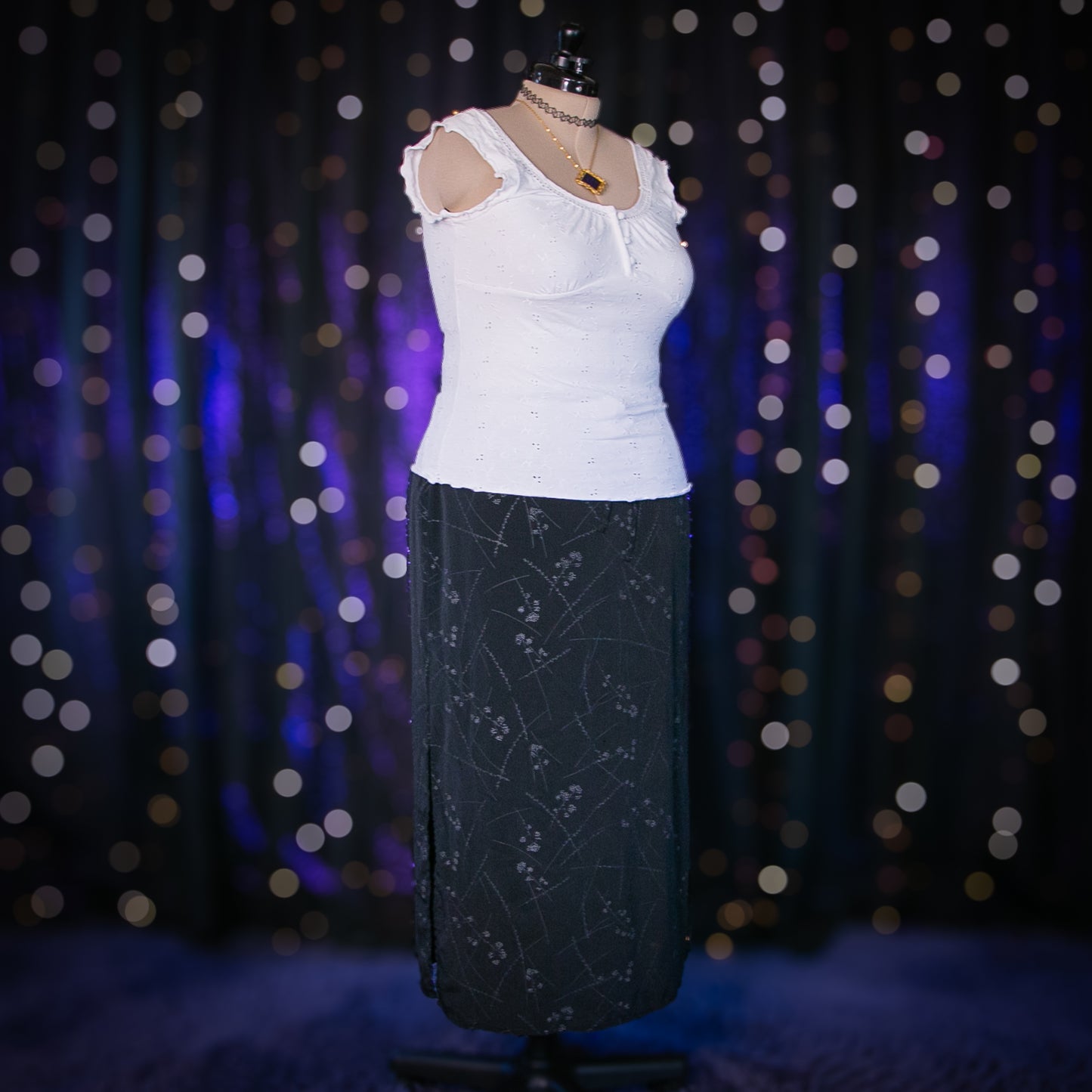 queen anne's lace skirt