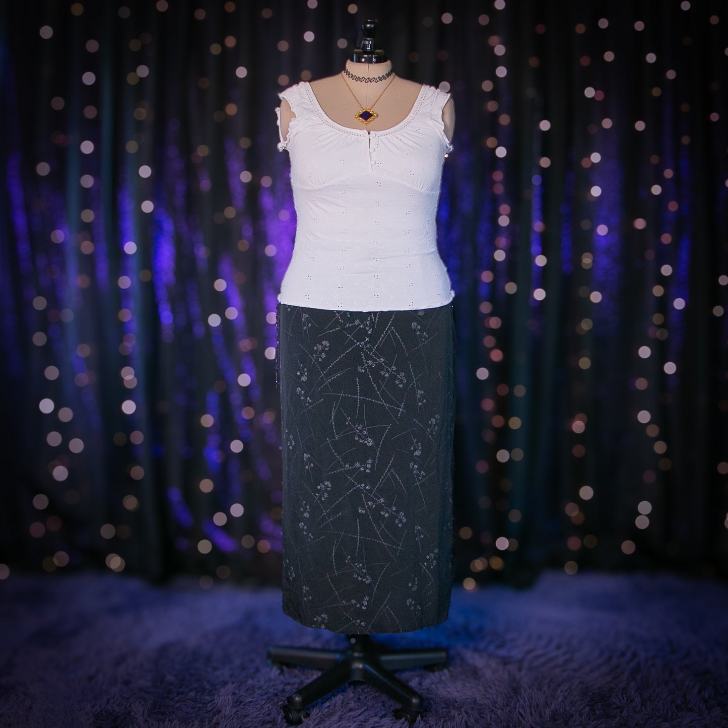 queen anne's lace skirt
