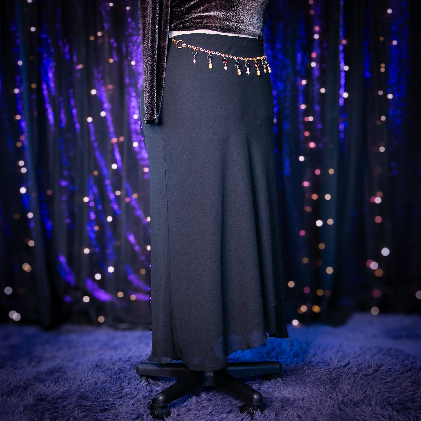 black cats skirt