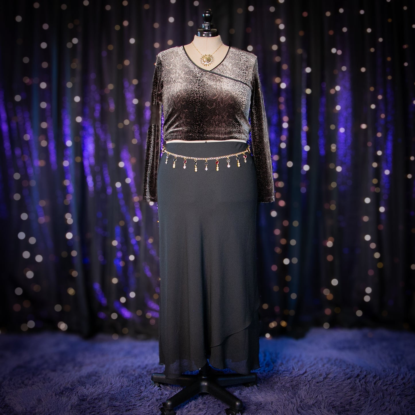 serpent skin top