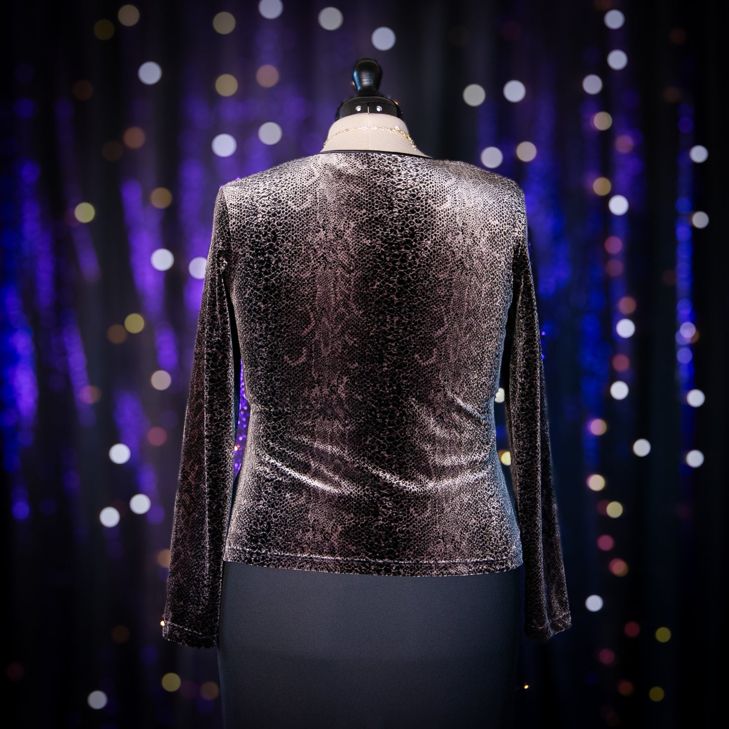 serpent skin top