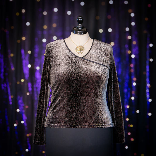 serpent skin top