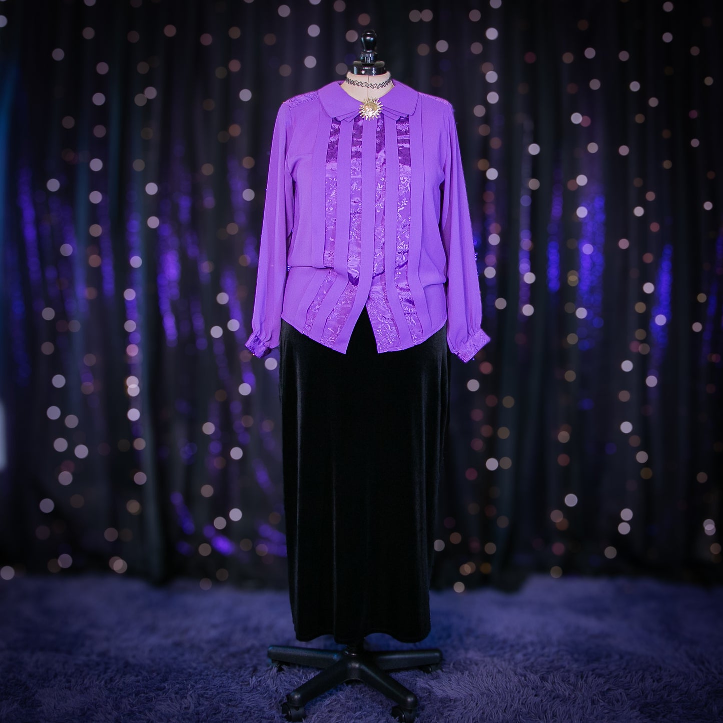 antique amethyst top