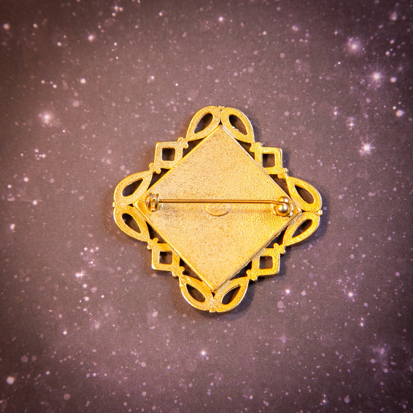 purple portal brooch