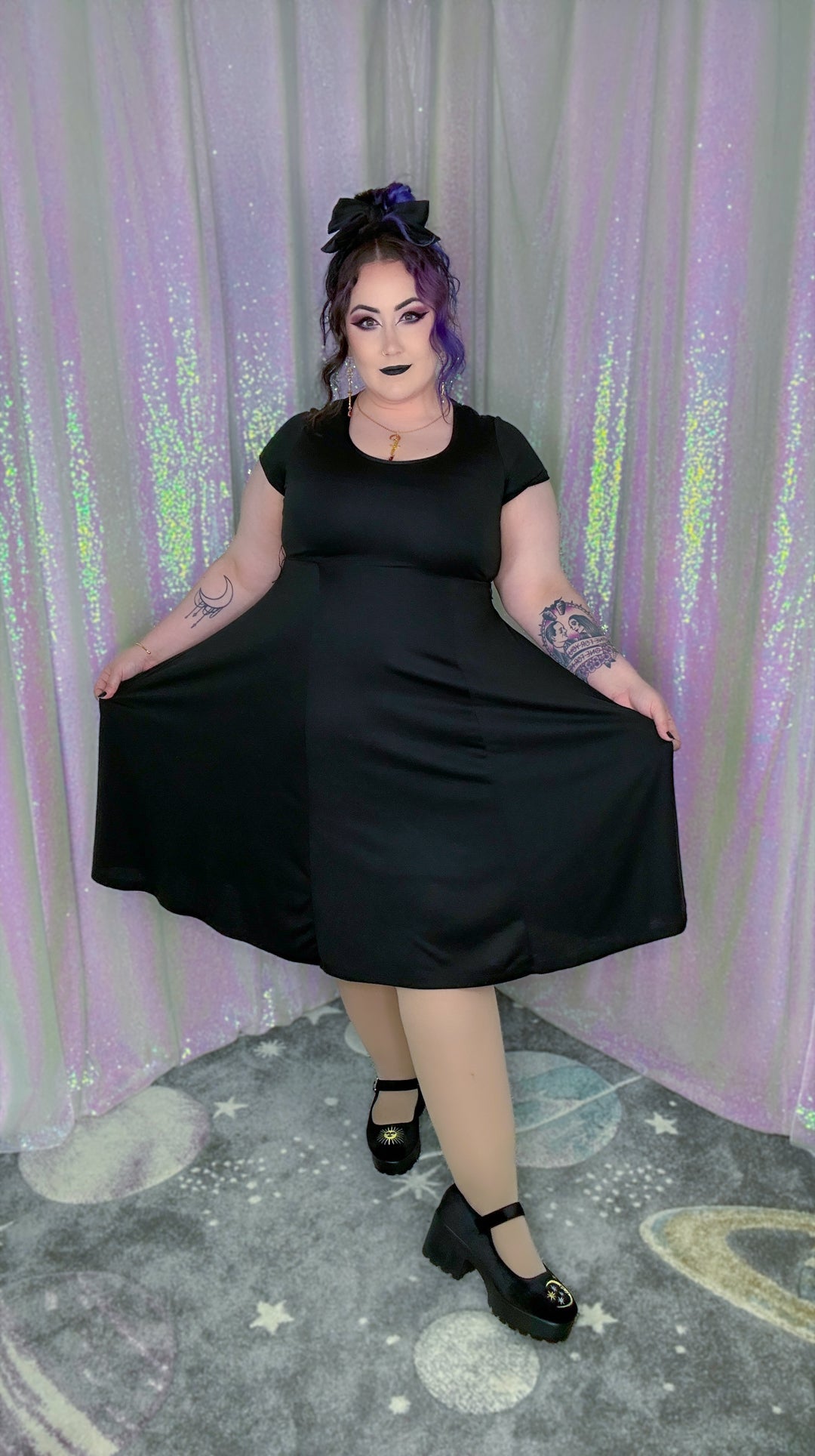 black cloud dress