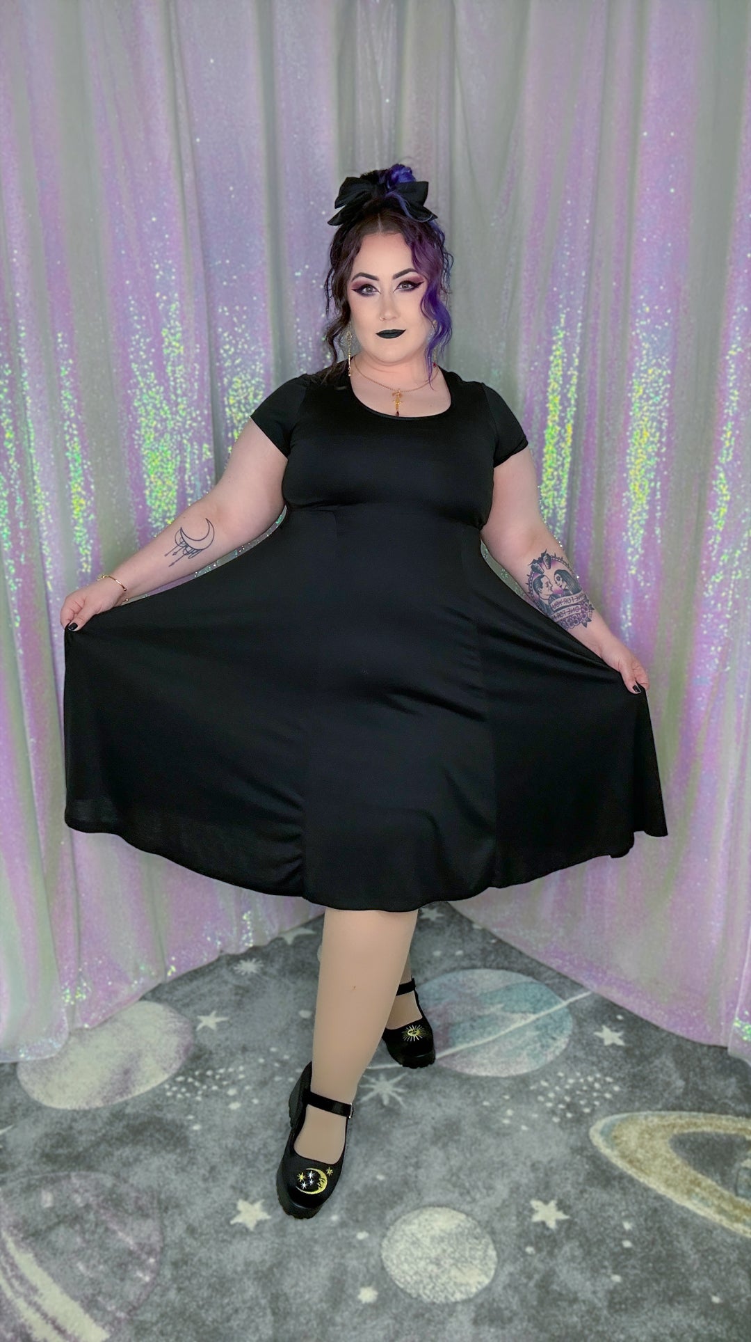 black cloud dress