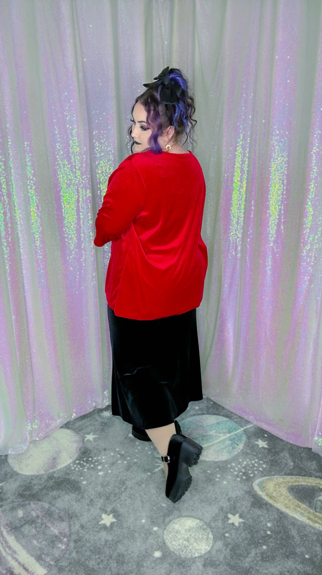 red wedding top