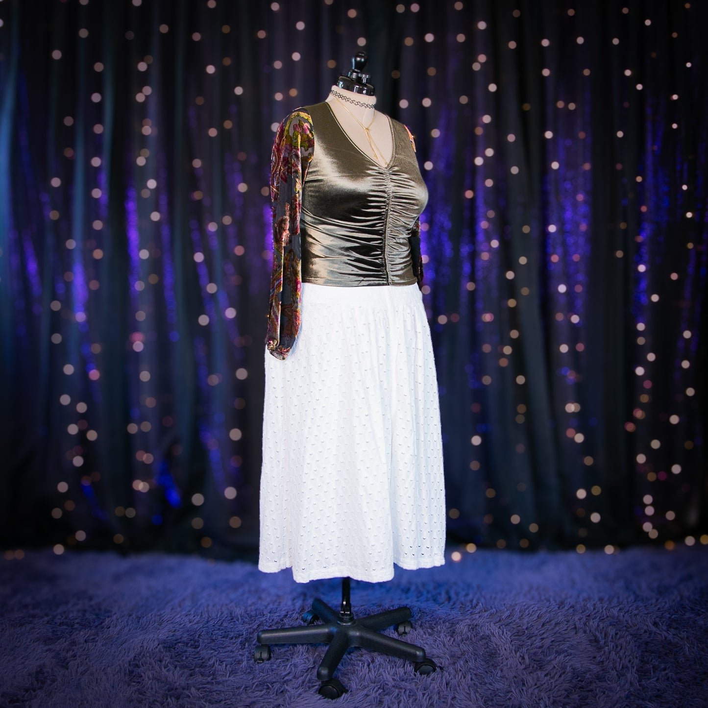 cloudy skies skirt