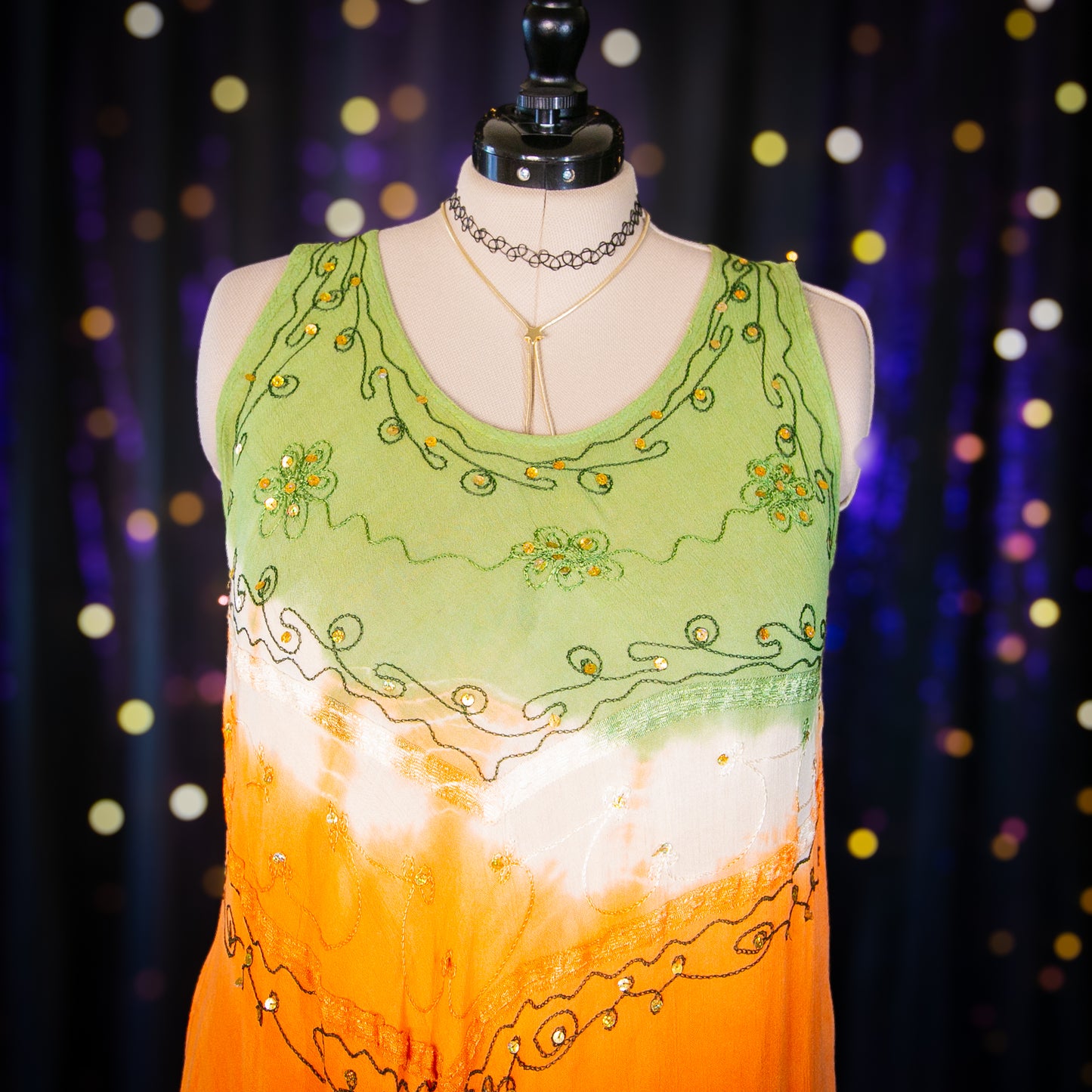 citrus tea dress