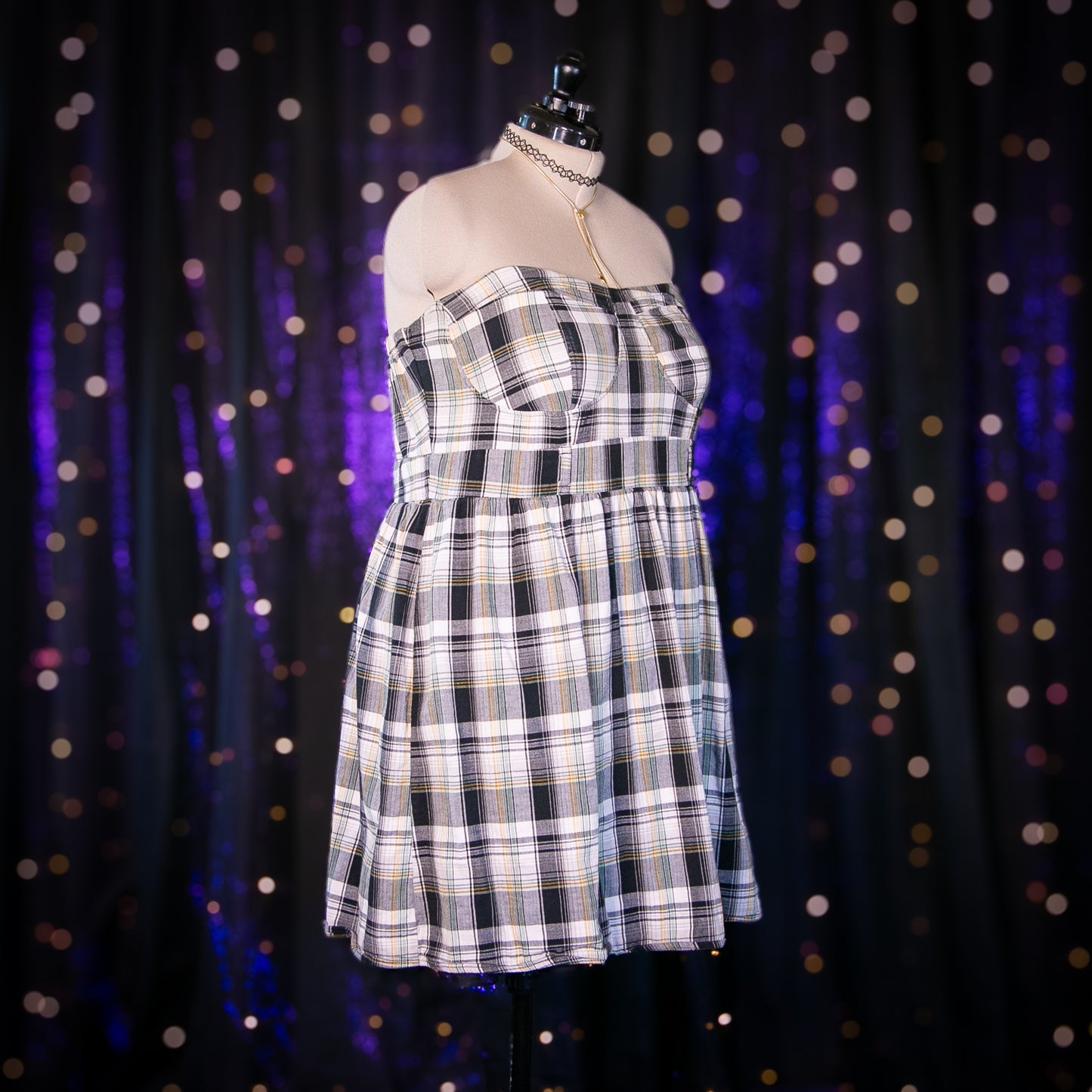 harvest plaid dress