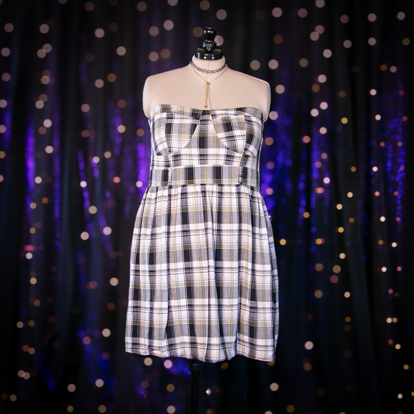 harvest plaid dress