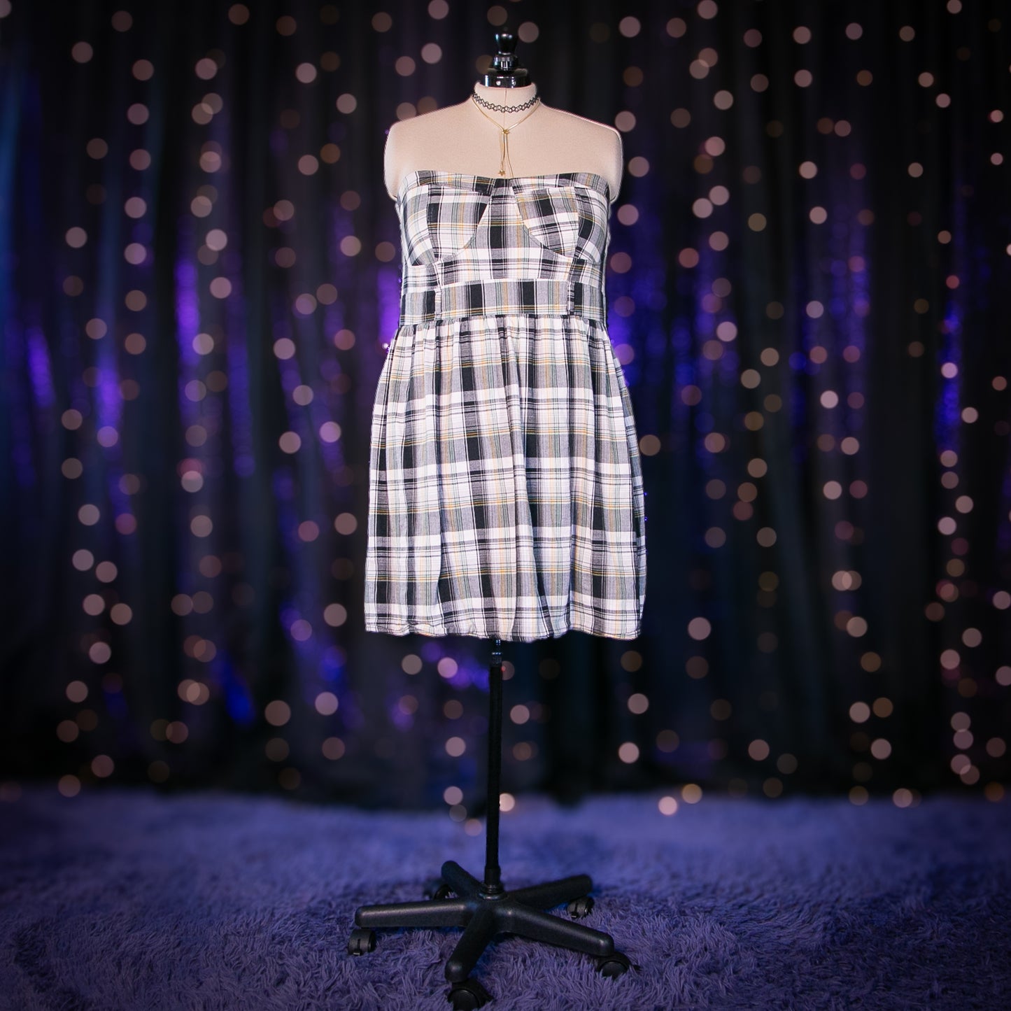 harvest plaid dress