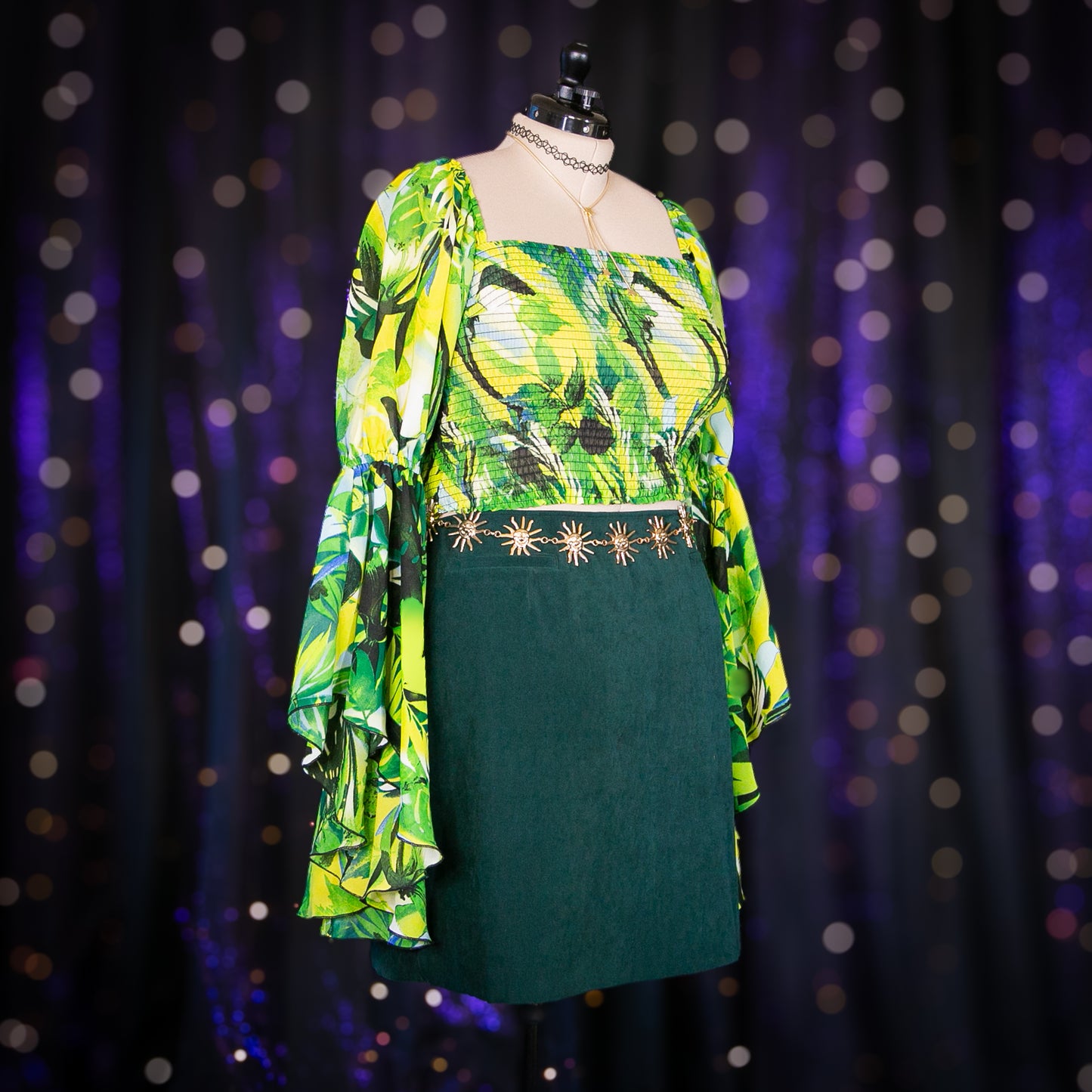 tropical peridot top