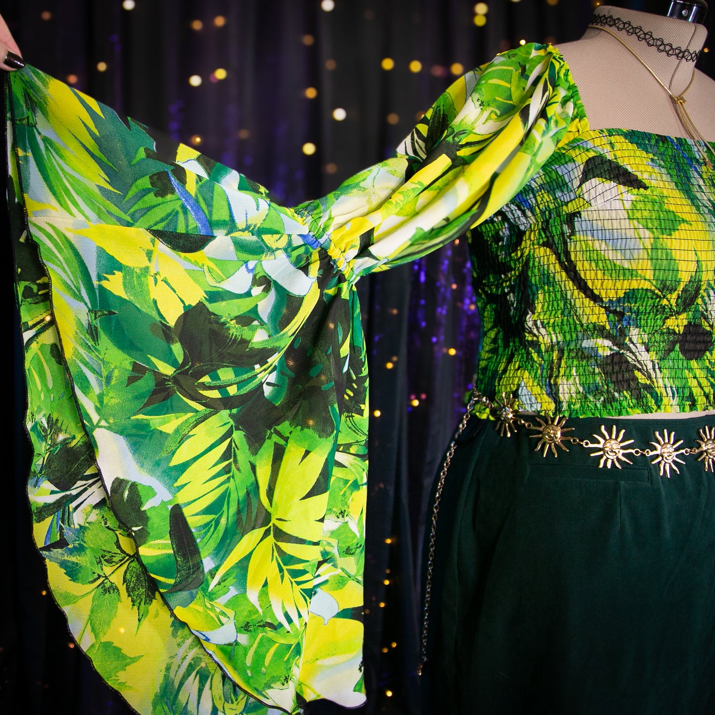 tropical peridot top
