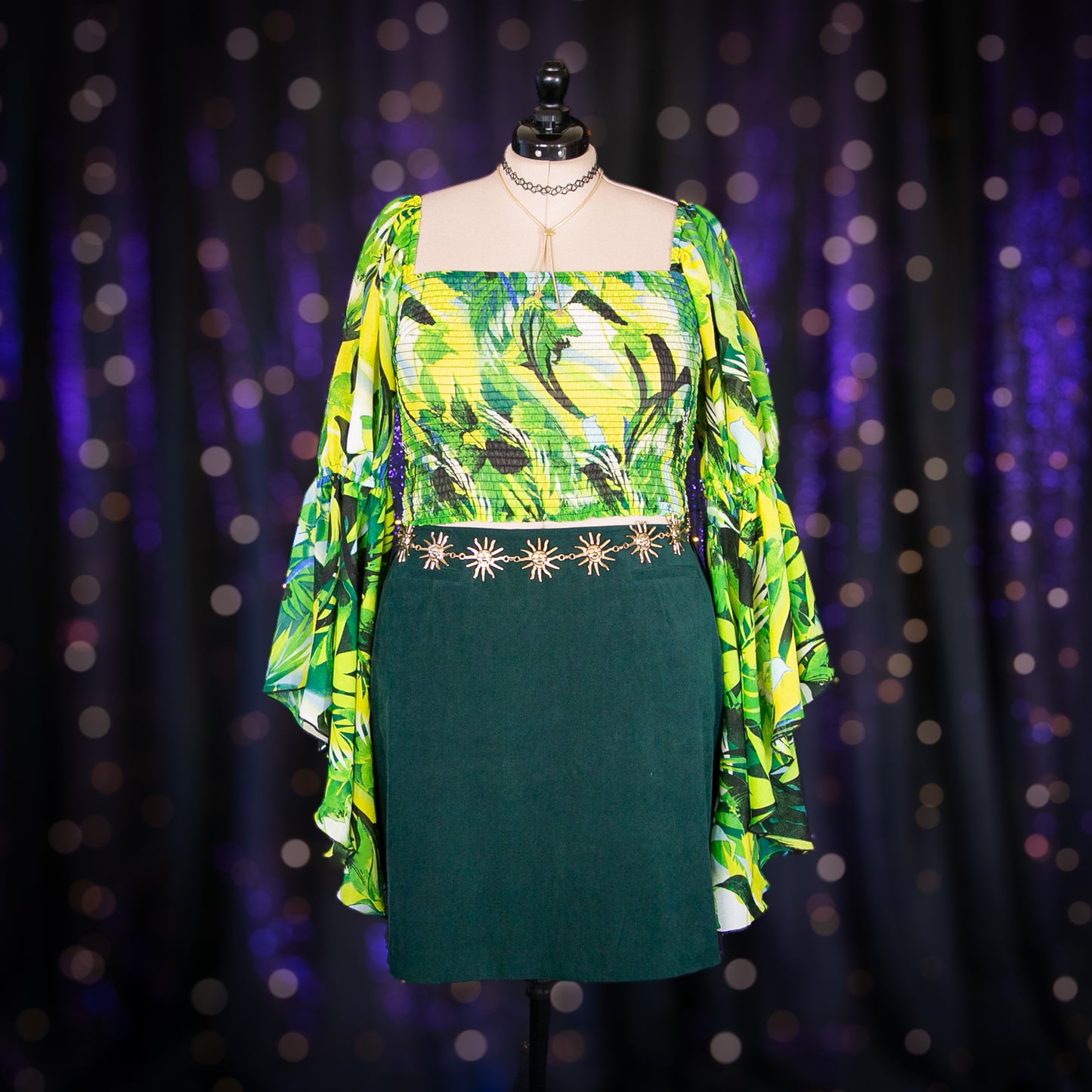 tropical peridot top