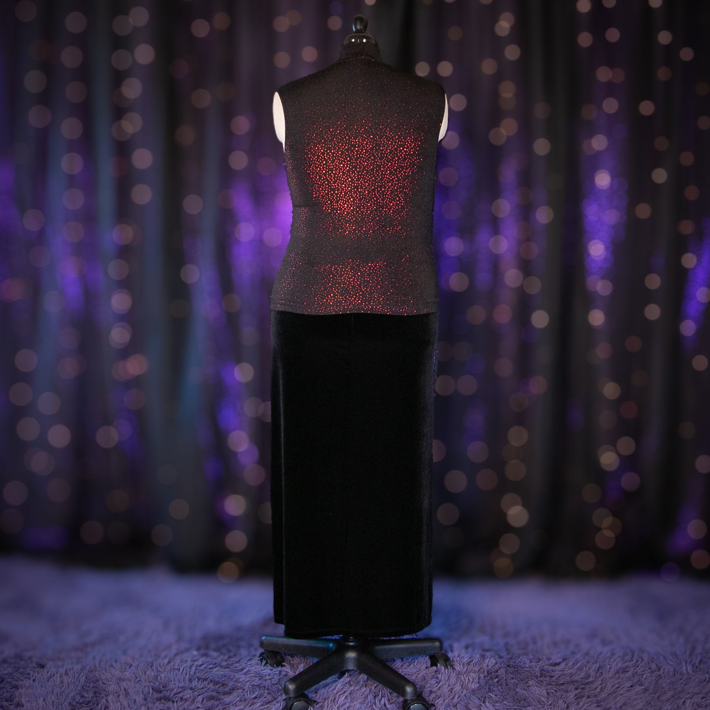 velvet onyx skirt