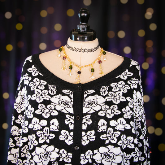 howlite blooms cardigan sweater