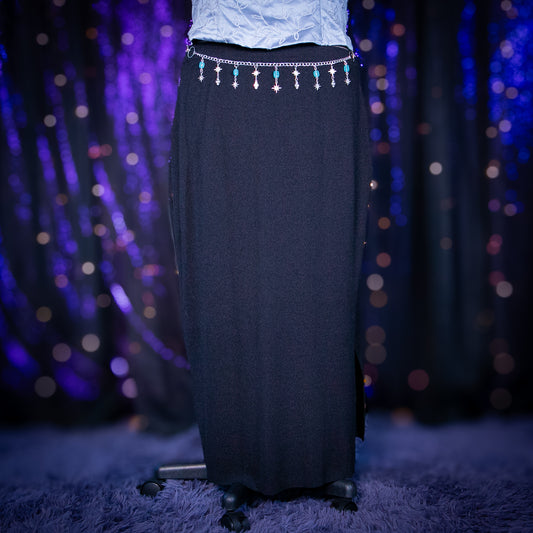 stoneheart cardigan duster + skirt set