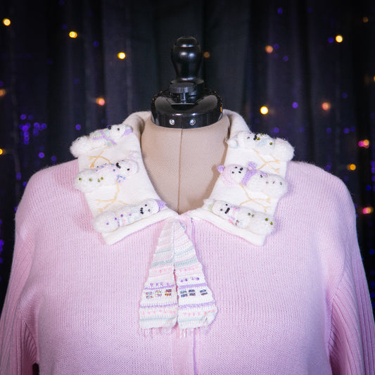 strawberry snow sweater