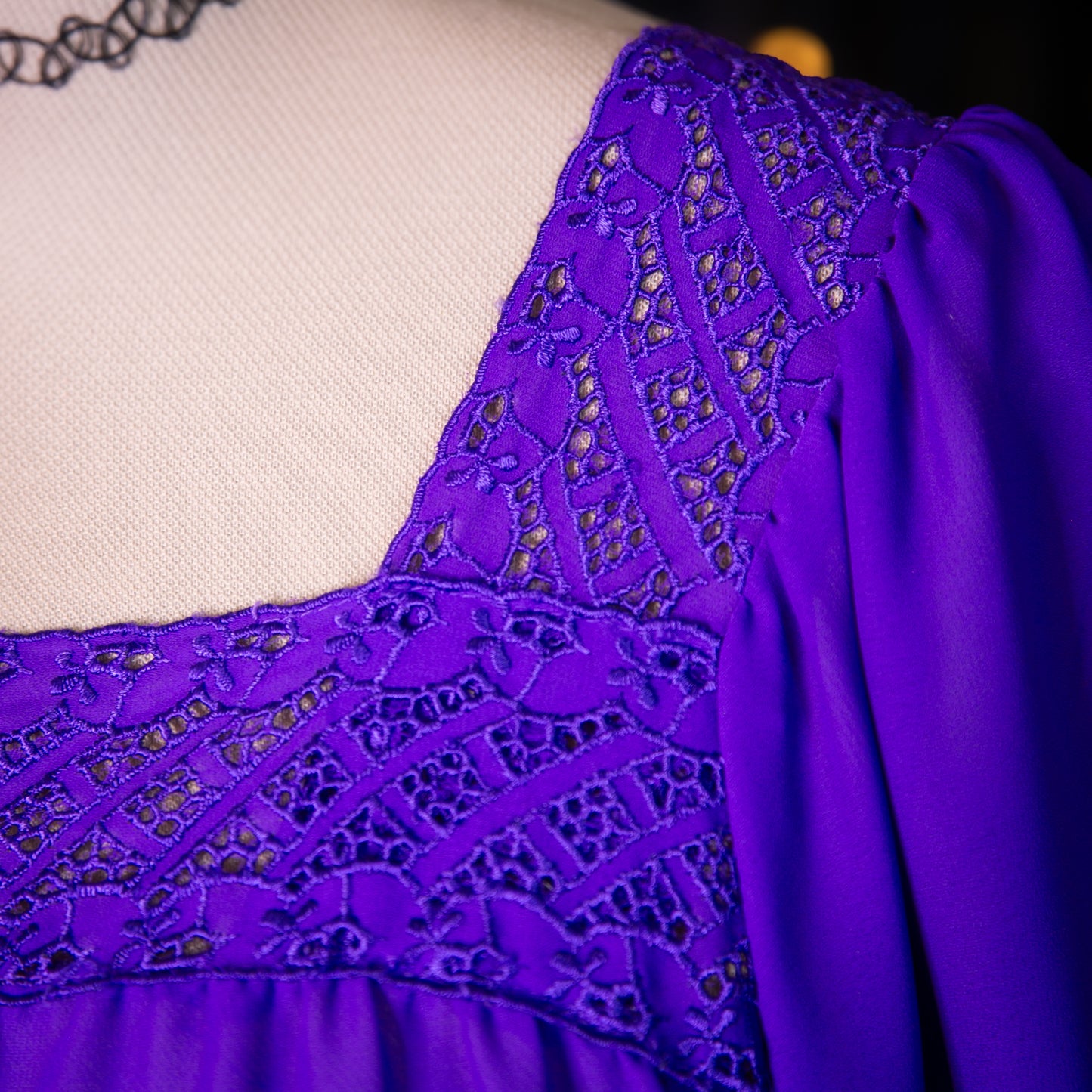 violet candle dress