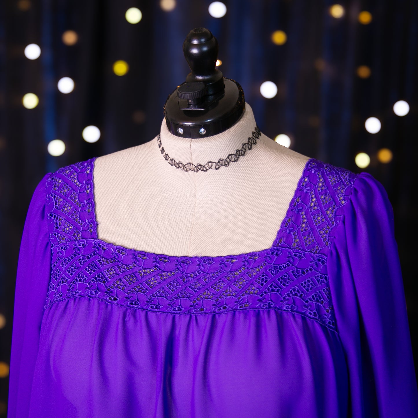 violet candle dress