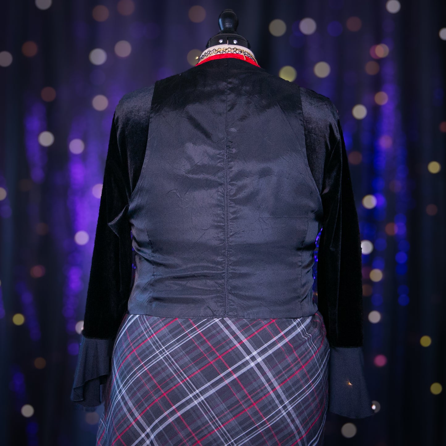 red ink reversible vest