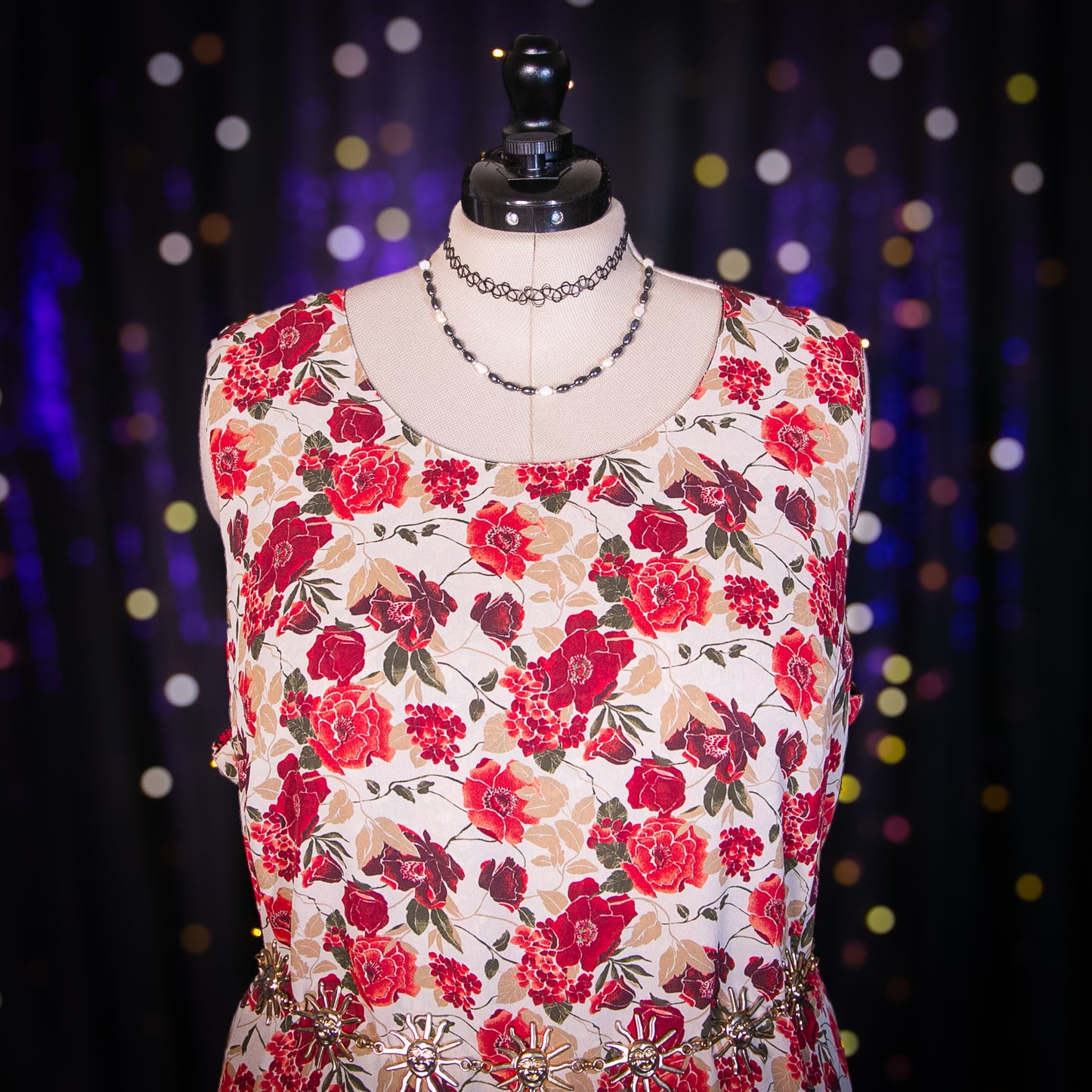 winter bouquet reversible dress