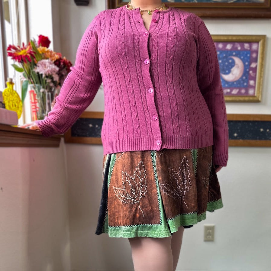 rose candy cardigan sweater
