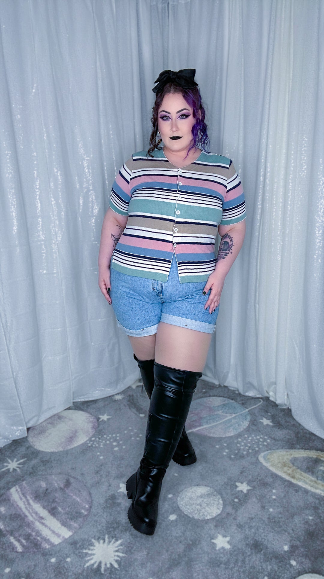 spellbound stripes top