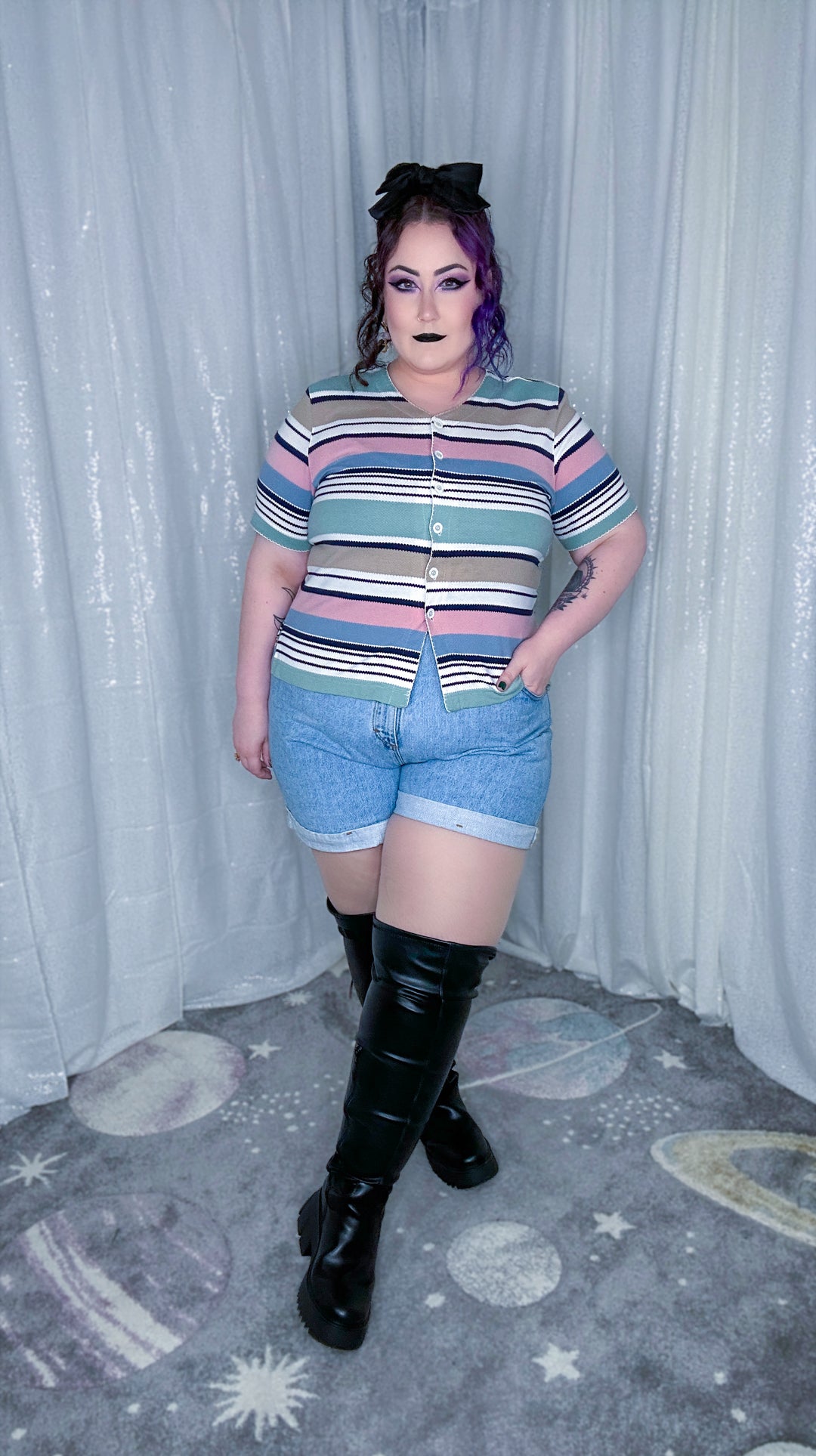 spellbound stripes top