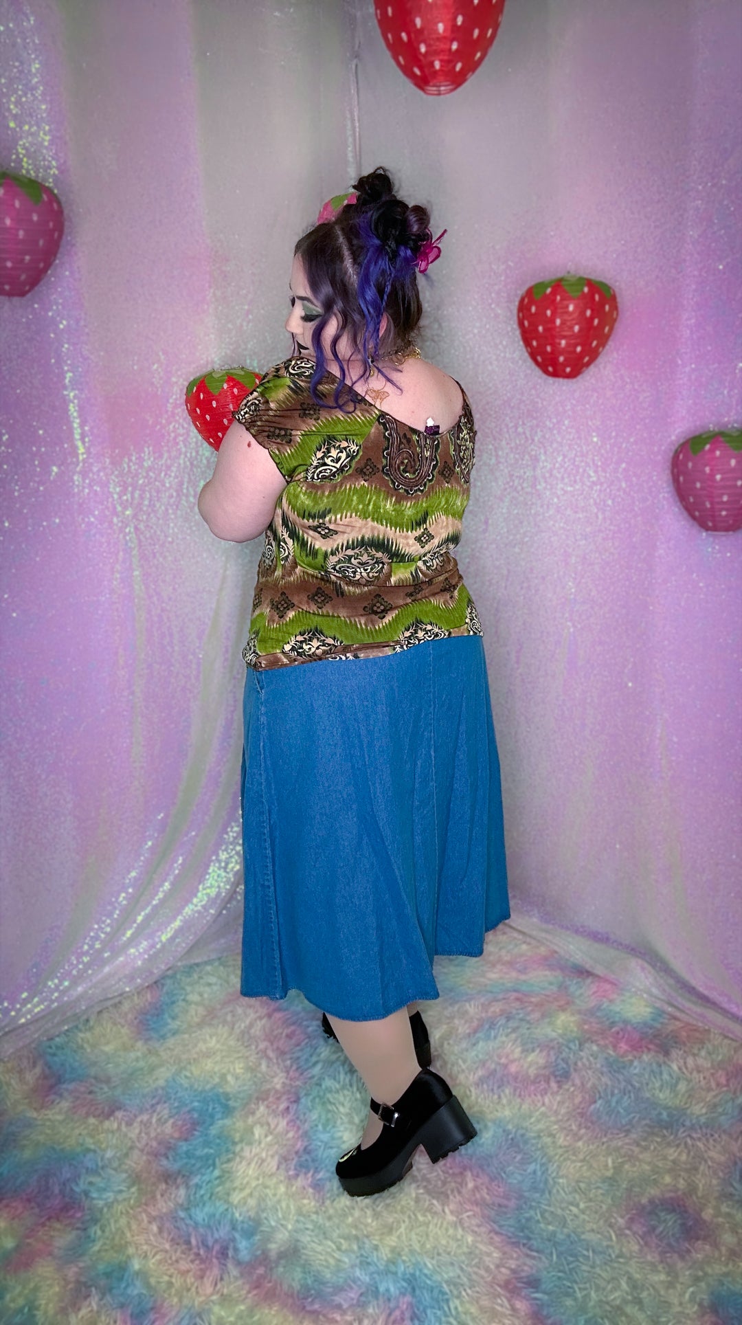 moss babe top