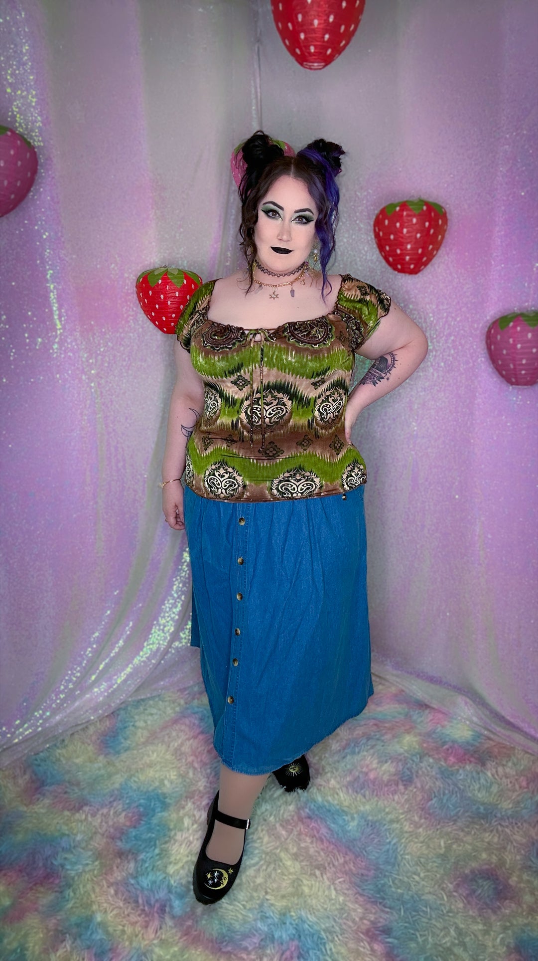 moss babe top