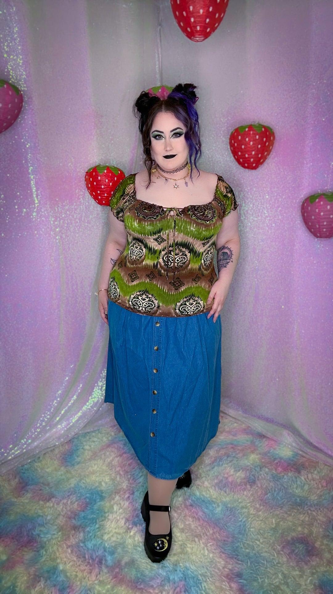 moss babe top