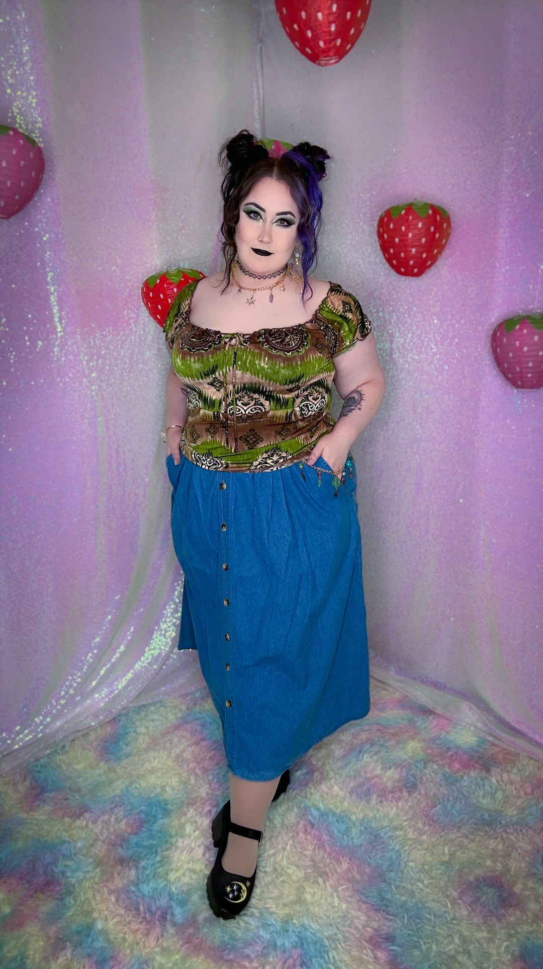 moss babe top