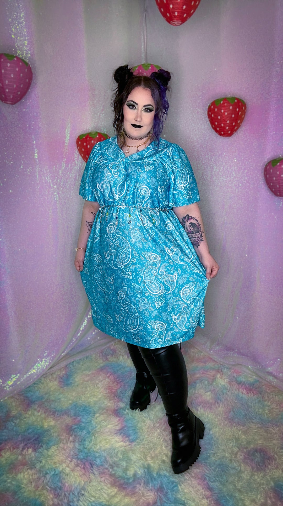 paisley pixie dress