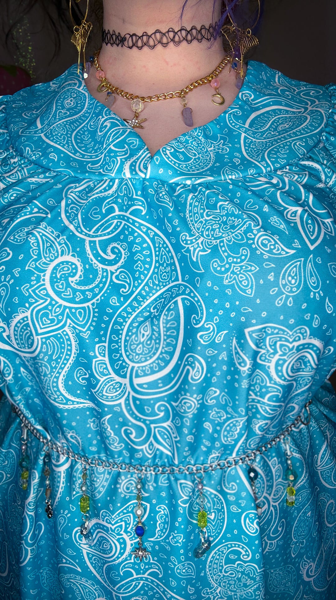 paisley pixie dress