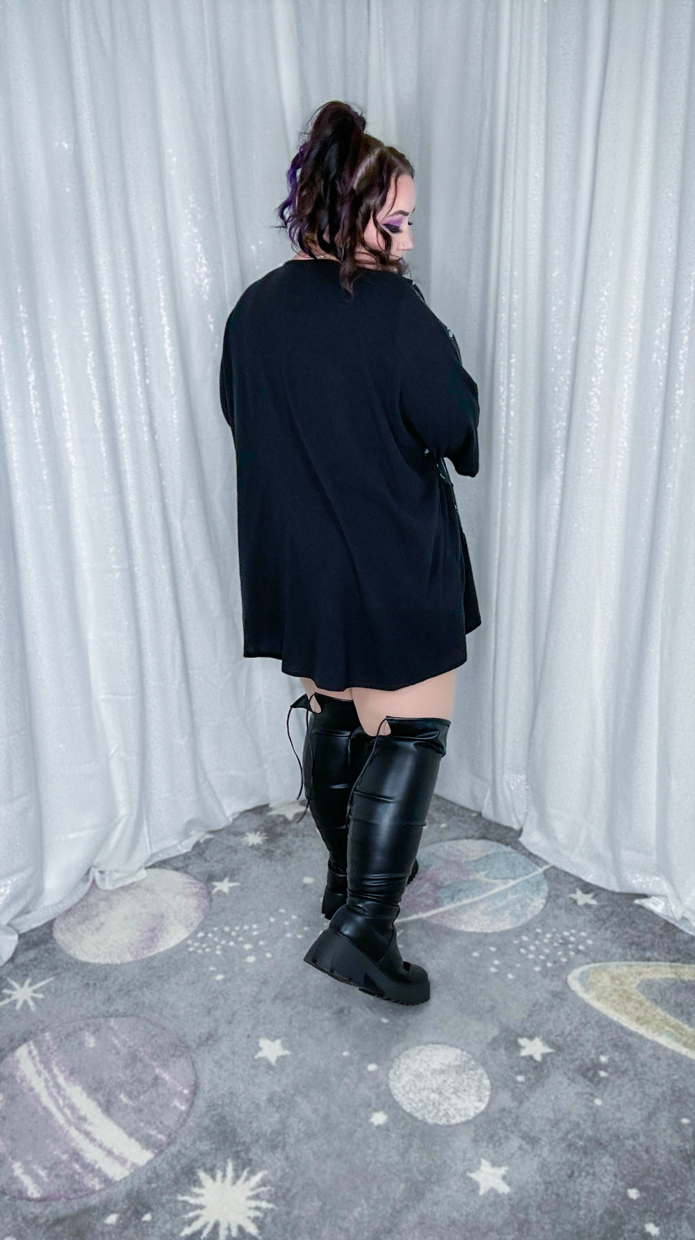 black onyx tunic top