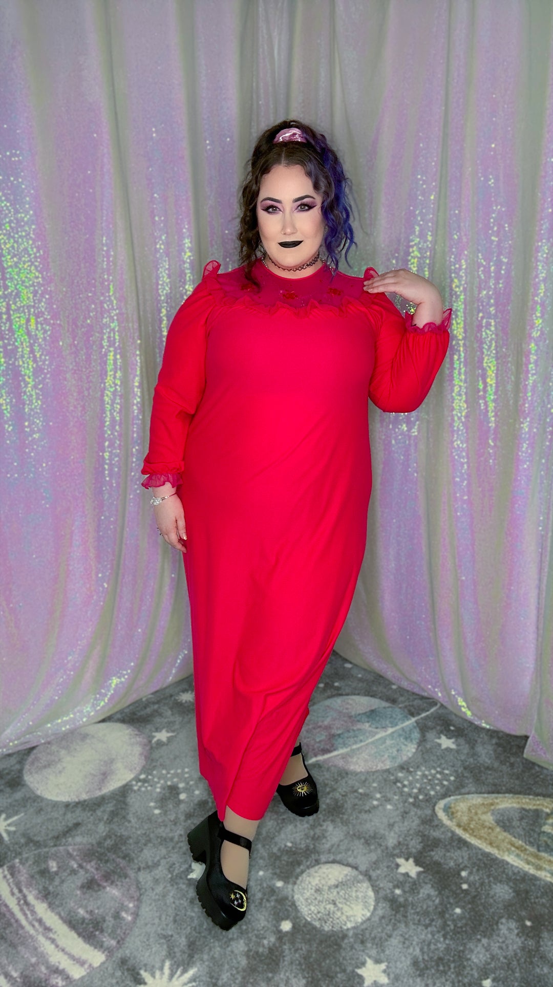 hella magenta dress