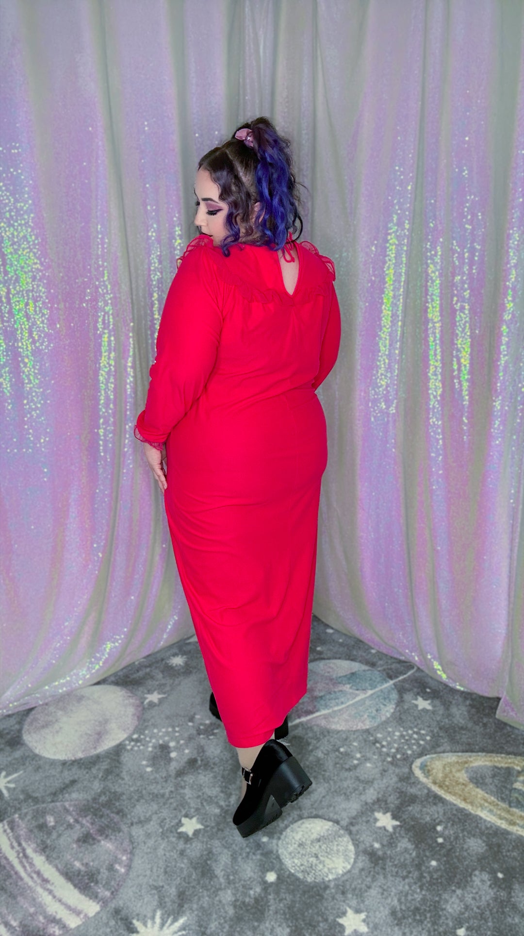 hella magenta dress