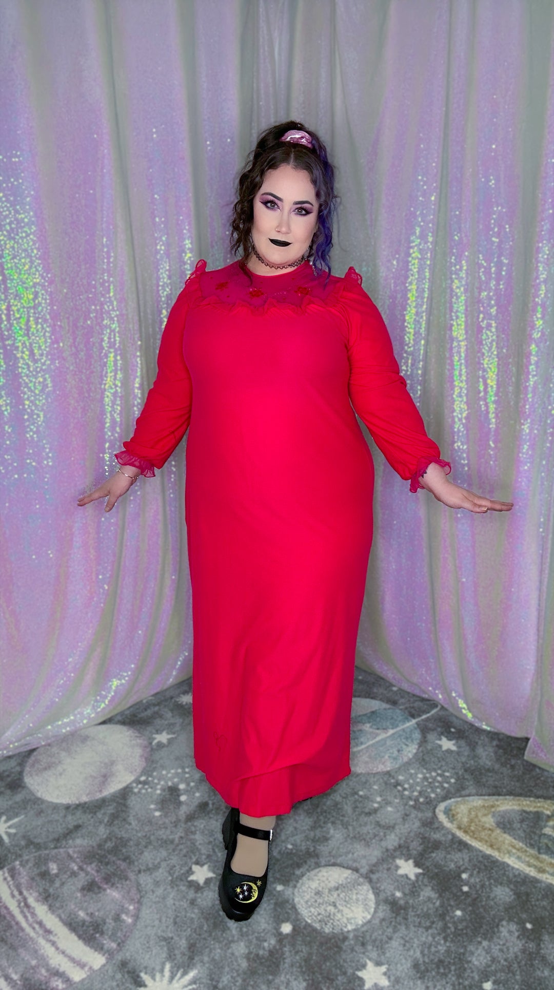 hella magenta dress
