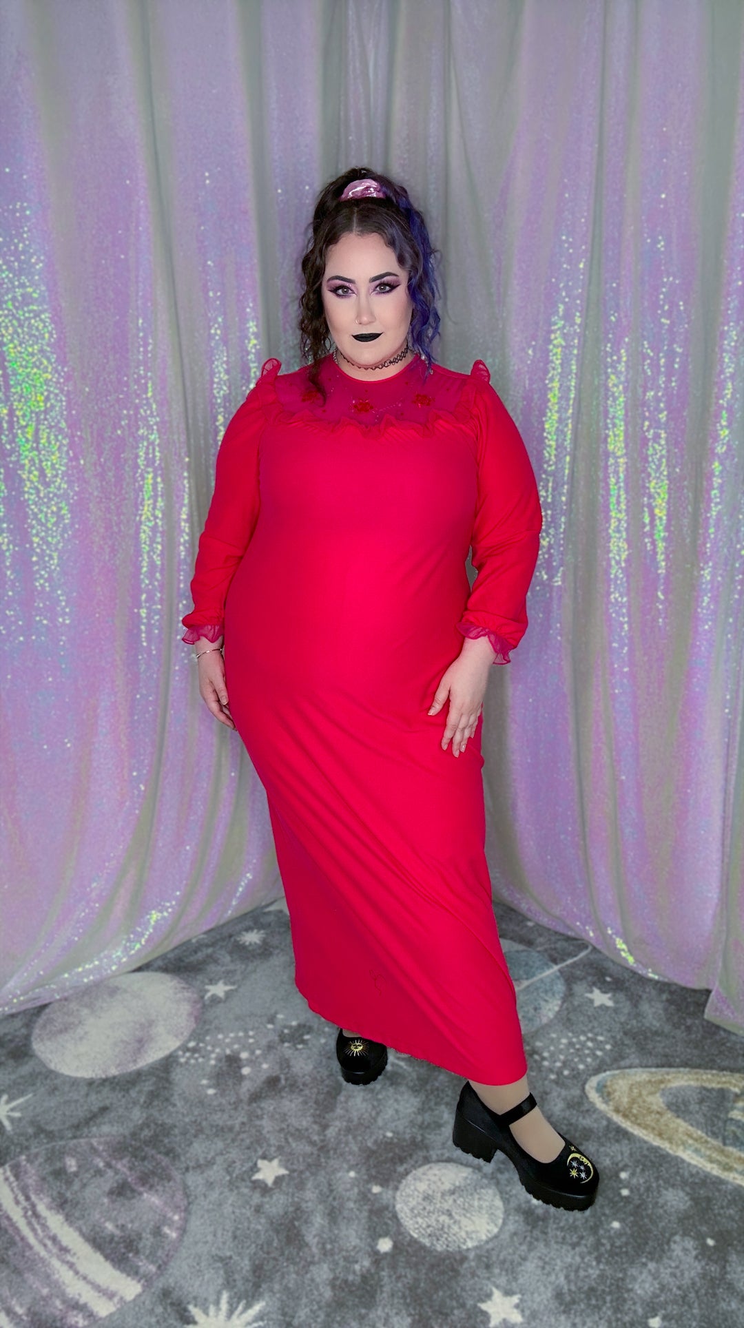 hella magenta dress